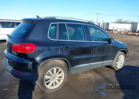 2015 Volkswagen Tiguan Se from USA, damaged, VIN WVGBV7AX9FW543489
